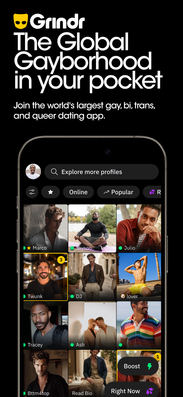 Grindr official App Store screenshot 1